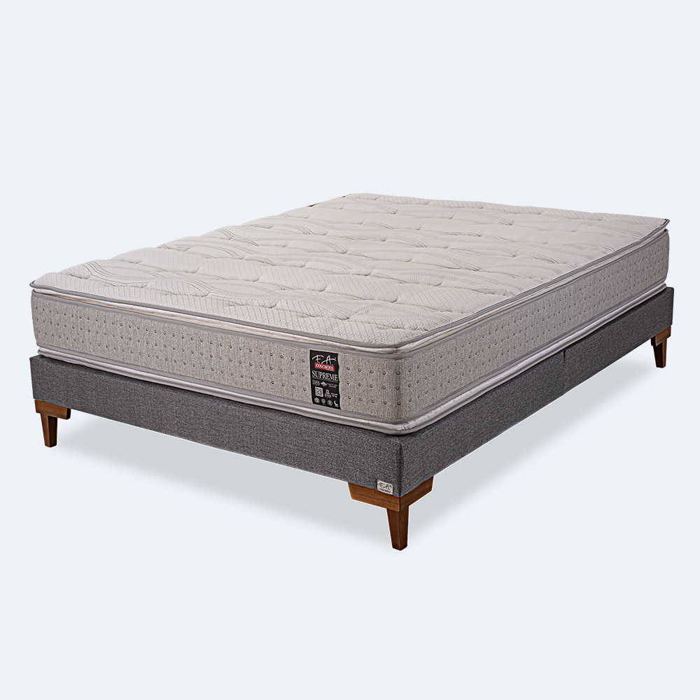 Colchão e Box King Espuma D33 Viscoelástica 193x203x62cm - Supreme