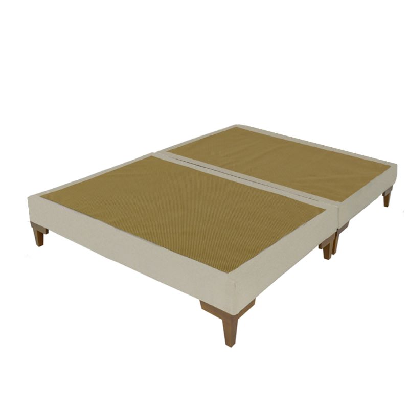 Cama Box Queen Bege 158x198x34cm - Somiê Wave