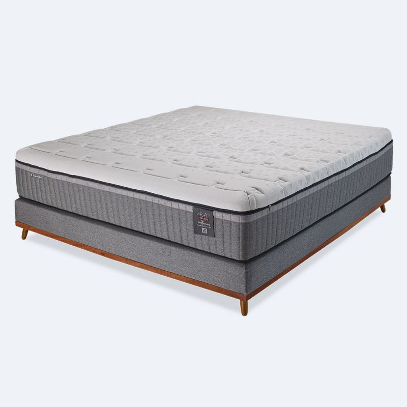 Cama Box Molas Ensacadas HCell e Viscoelástica 138x188x66cm - Max Recovery