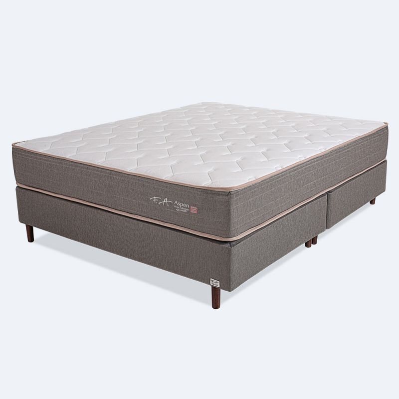 Cama Box King Molas Ensacadas Pillow Duplo 193x203x61cm - Aspen