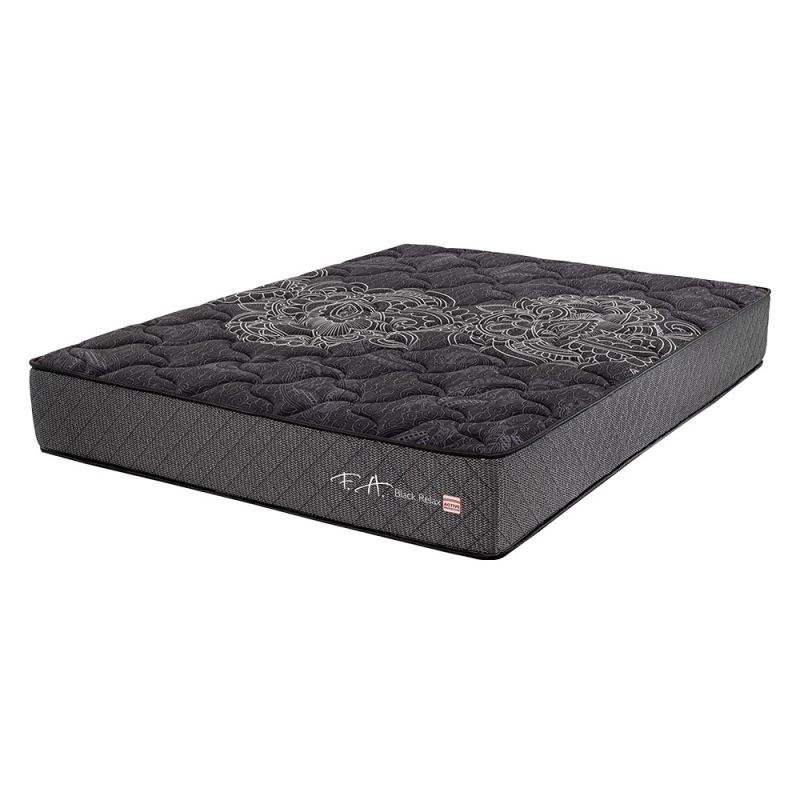 Colchão Casal Molas Ensacadas Em Malha 138x188x25cm - Black Relax