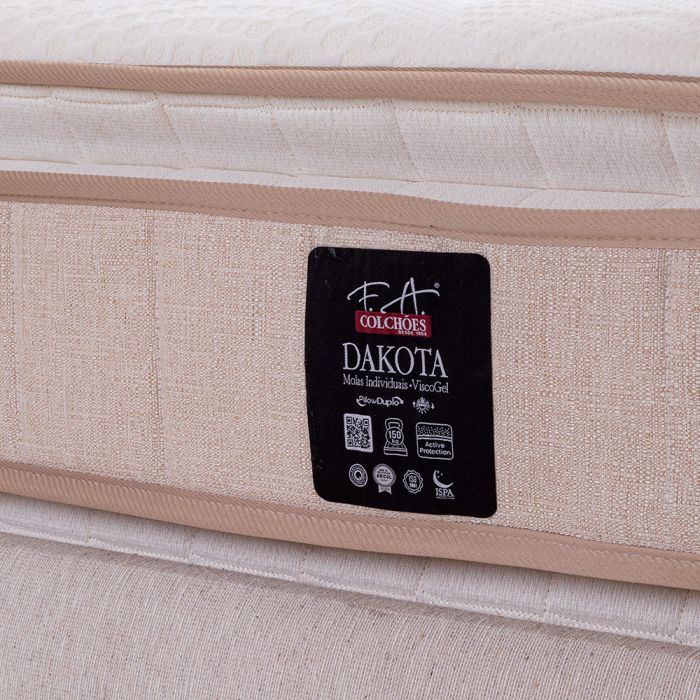 Colchão King Espuma D40 Molas Ensacadas 193x203x32cm - Dakota