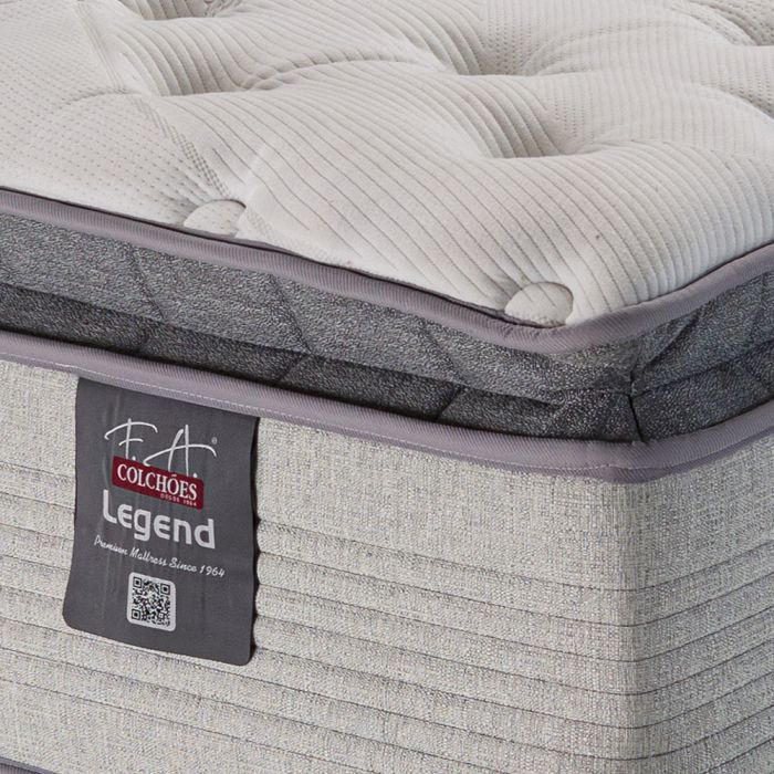 Colchão King Látex SoftGel Molas Ensacadas 193x203x40cm - Legend