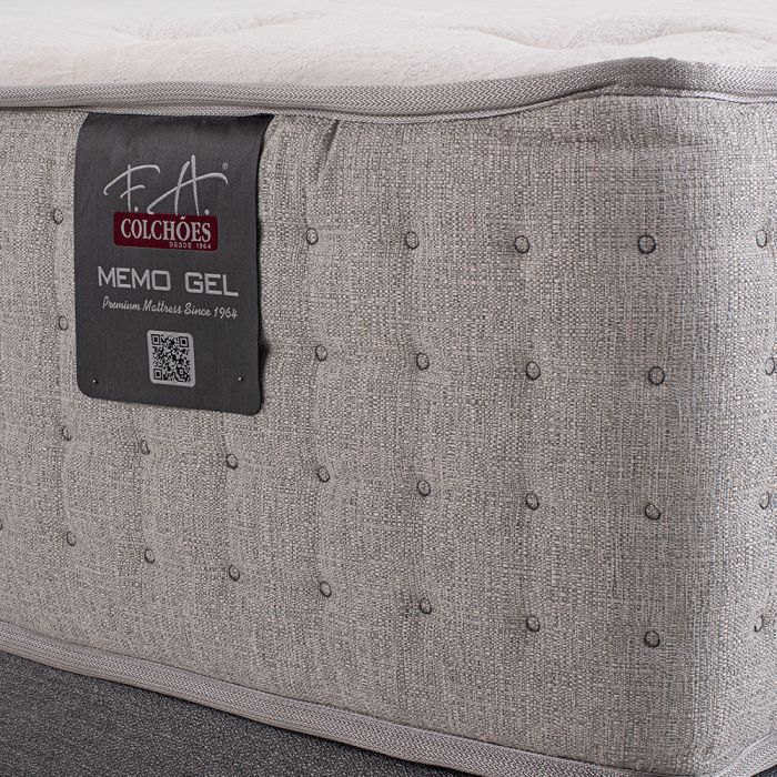 Cama Box Solteiro Espuma Viscoelástica Molas Ensacadas 88x188x70 - MemoGel 