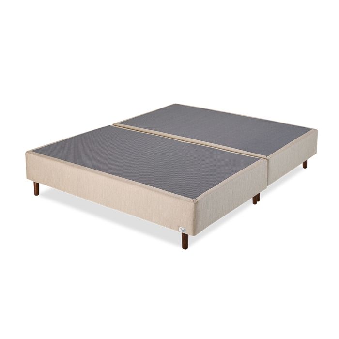 Cama Box Bege King 193x203x34 - F.A. Colchões