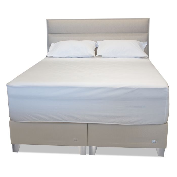 Jogo de Cama Casal Percal 180 Fios Branco 138x188 3 Peças - Sereno
